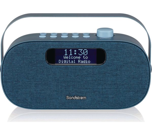 SANDSTROM SF-DABA18 Portable DAB Bluetooth Radio - Blue, Blue