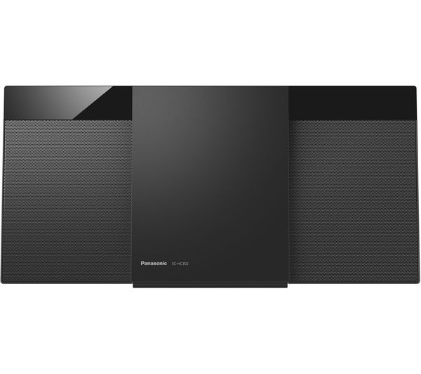 PANASONIC SC-HC302 Bluetooth Flat Panel Hi-Fi System - Black, Black