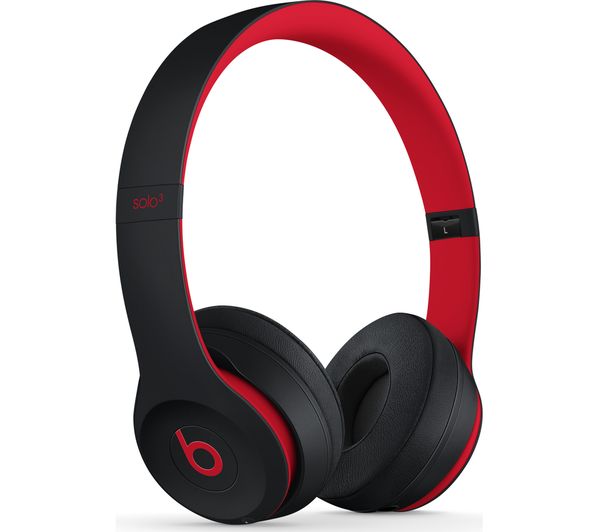 BEATS Decade Collection Solo 3 Wireless Bluetooth Headphones - Red & Black, Red