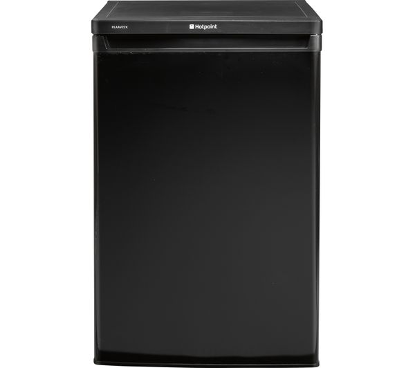 HOTPOINT RLAAV22K.1.1 Undercounter Fridge - Black, Black