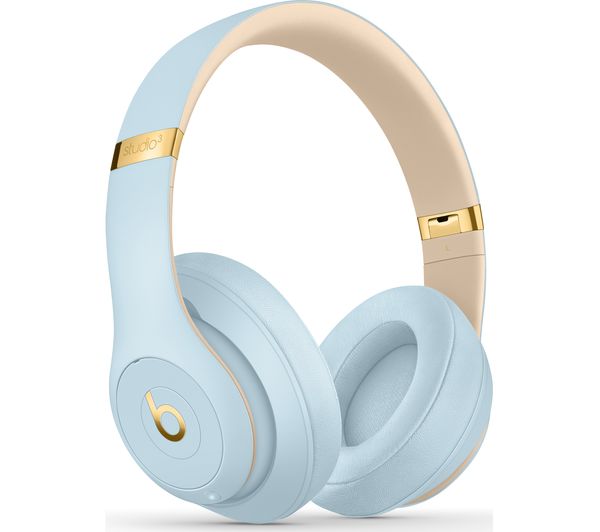 BEATS Studio 3 Wireless Bluetooth Noise-Cancelling Headphones - Crystal Blue, Blue