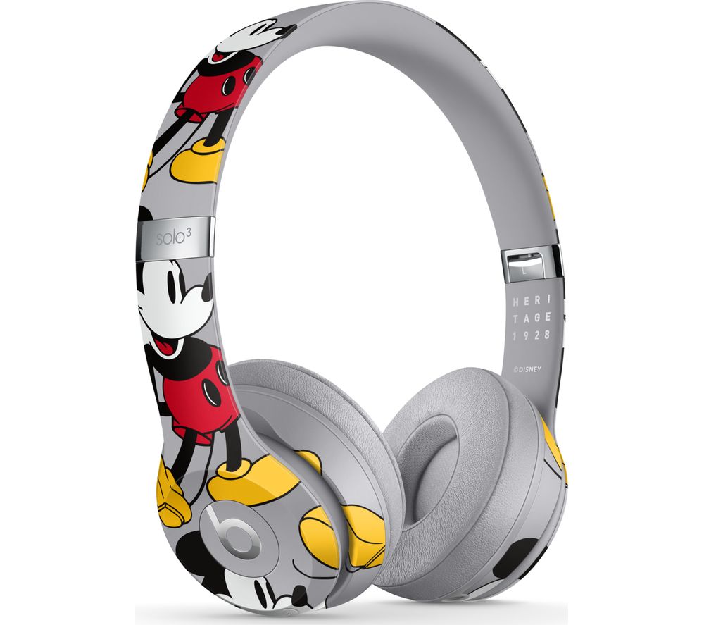 BEATS Solo 3 Wireless Bluetooth Headphones - Mickey Mouse