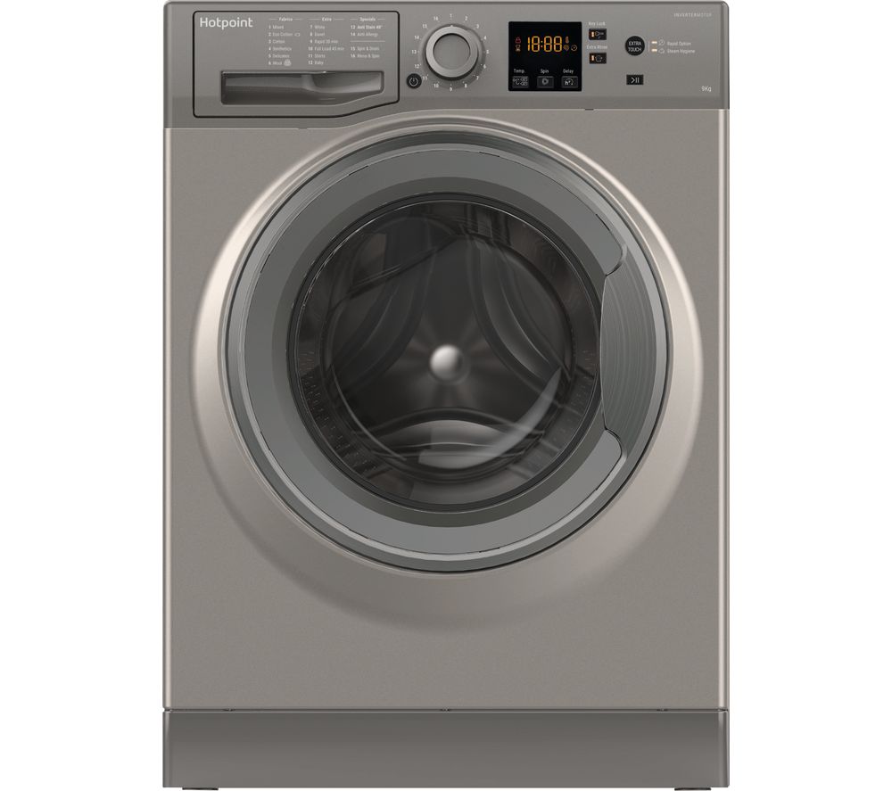 Hotpoint NSWR 963C GK UK 9 kg 1600 Spin Washing Machine - Graphite, Graphite