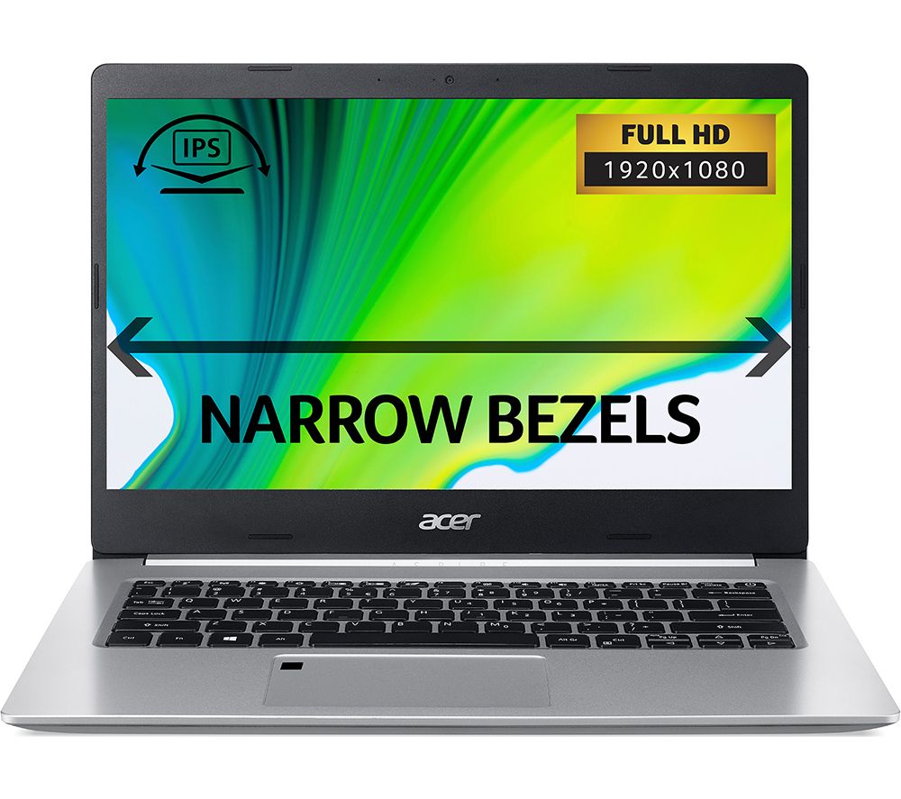 ACER Aspire 5 A514-52 14" Laptop - Intelu0026regCore i3, 128 GB SSD, Silver, Silver