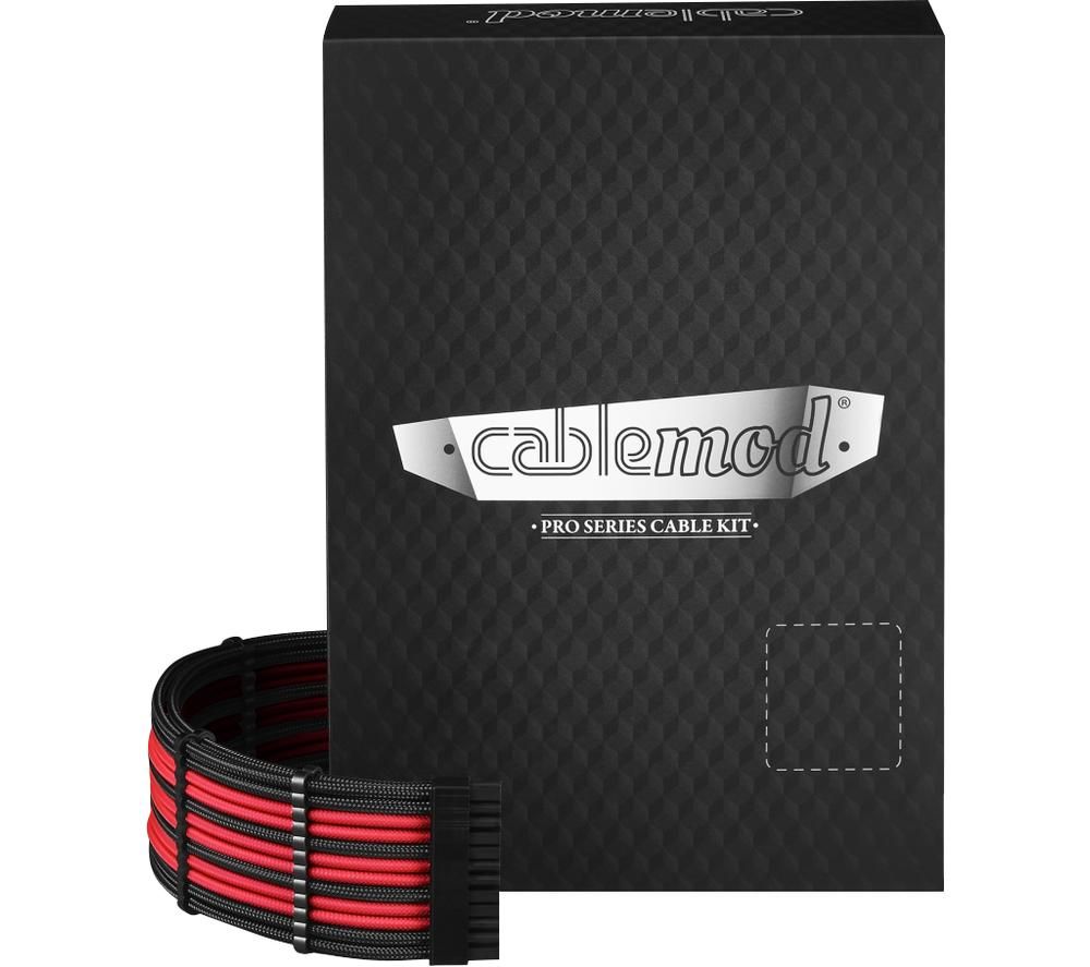 CABLEMOD ModMesh C-Series Corsair AXi HXi RM Cable Kit - Black & Red