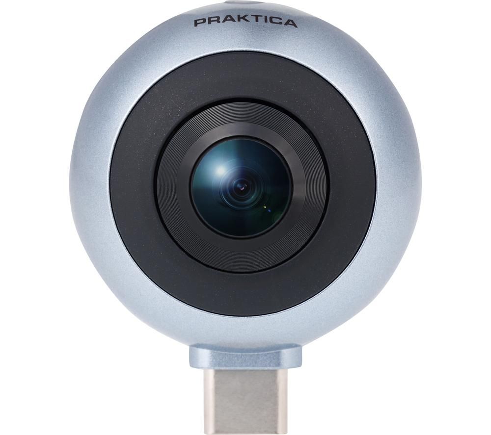 PRAKTICA Luxmedia Z360m 360-Degree USB Camera - Silver, Silver