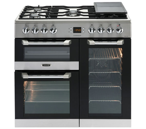 LEISURE Cuisinemaster CS90F530X Dual Fuel Range Cooker - Stainless Steel, Stainless Steel
