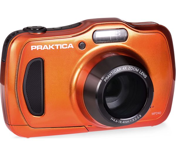 PRAKTICA Luxmedia WP240-O Compact Camera - Orange, Orange