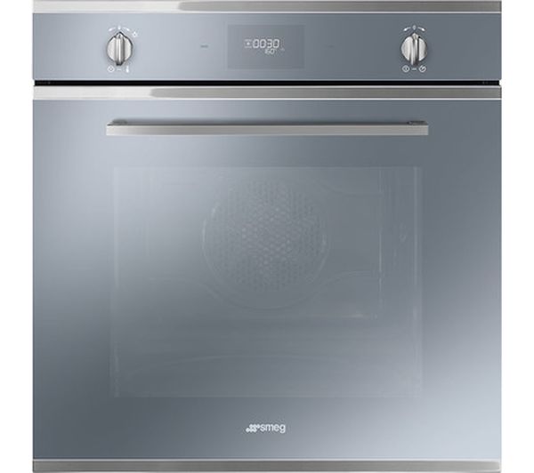 SMEG Cucina SFP6401TVS Electric Oven - Silver, Silver