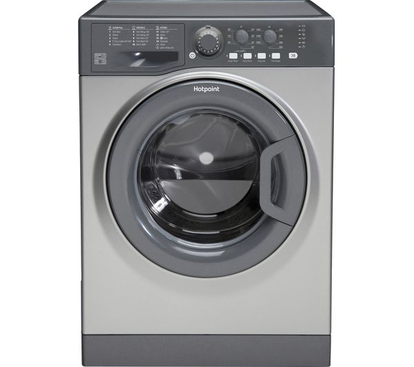 HOTPOINT FML 842 G UK 8 kg 1400 Spin Washing Machine - Graphite, Graphite