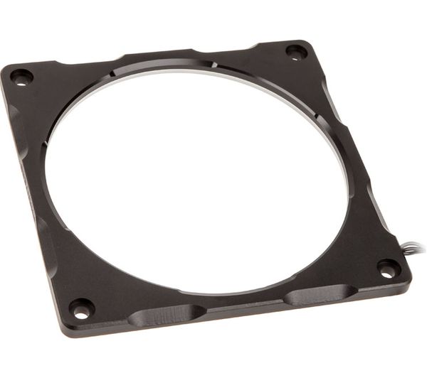 PHANTEKS Halos Lux Digital RGB LED Fan Frame - 120 mm, Aluminium Black, Black