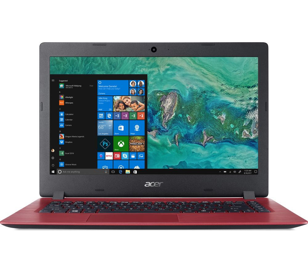 ACER Aspire 1 A114-32 14" Intel®? Celeron? Laptop - 64 GB eMMC, Red, Red