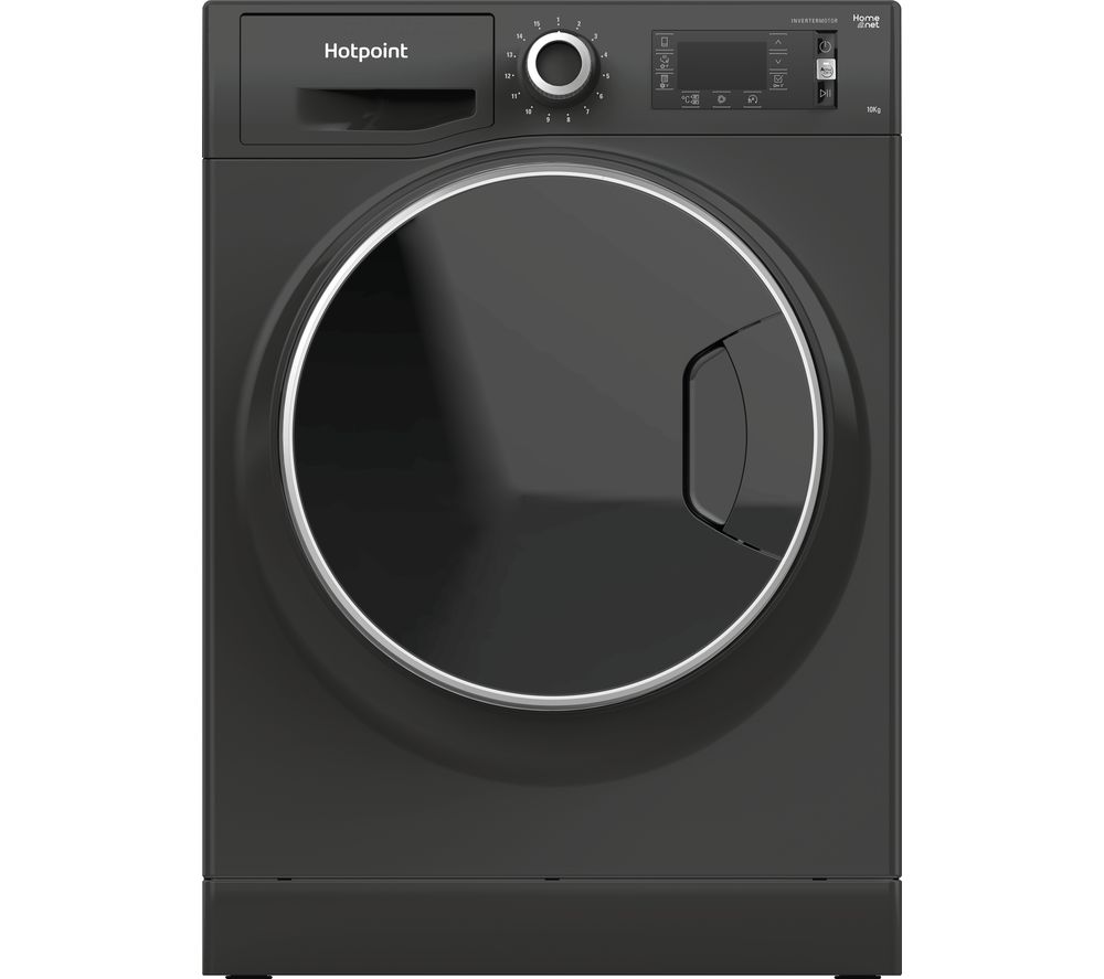 HOTPOINT ActiveCare NLLCD 1065 DGD AW UK WiFi-enabled 10 kg 1600 Spin Washing Machine - Grey, Grey