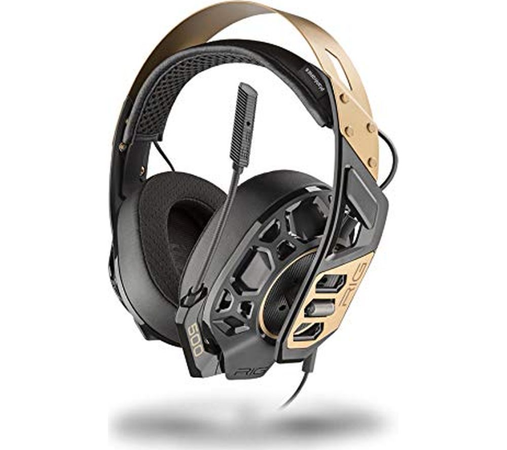 PLANTRONICS RIG 500 Pro PC Gaming Headset - Gold, Gold