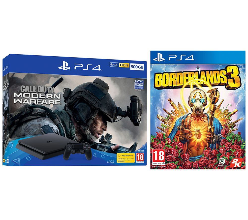 SONY PlayStation 4 with Call of Duty: Modern Warfare & Borderlands 3 Bundle