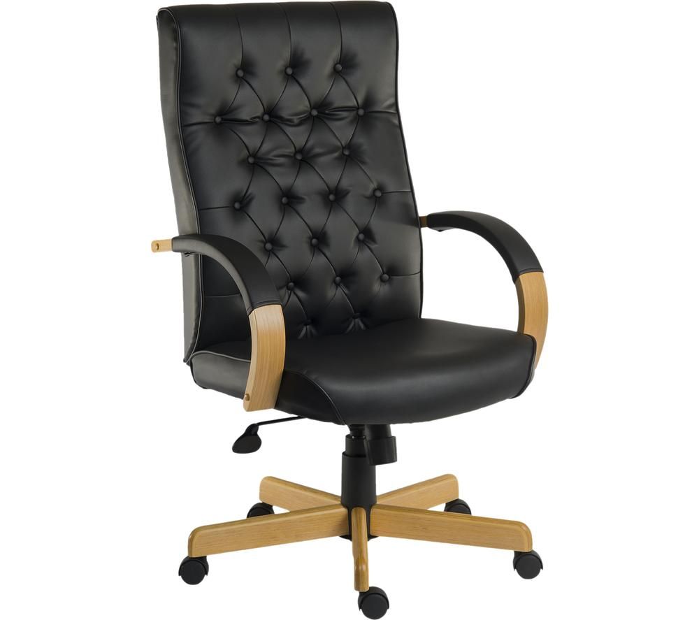 TEKNIK Warwick Bonded-leather Tilting Executive Chair - Noir
