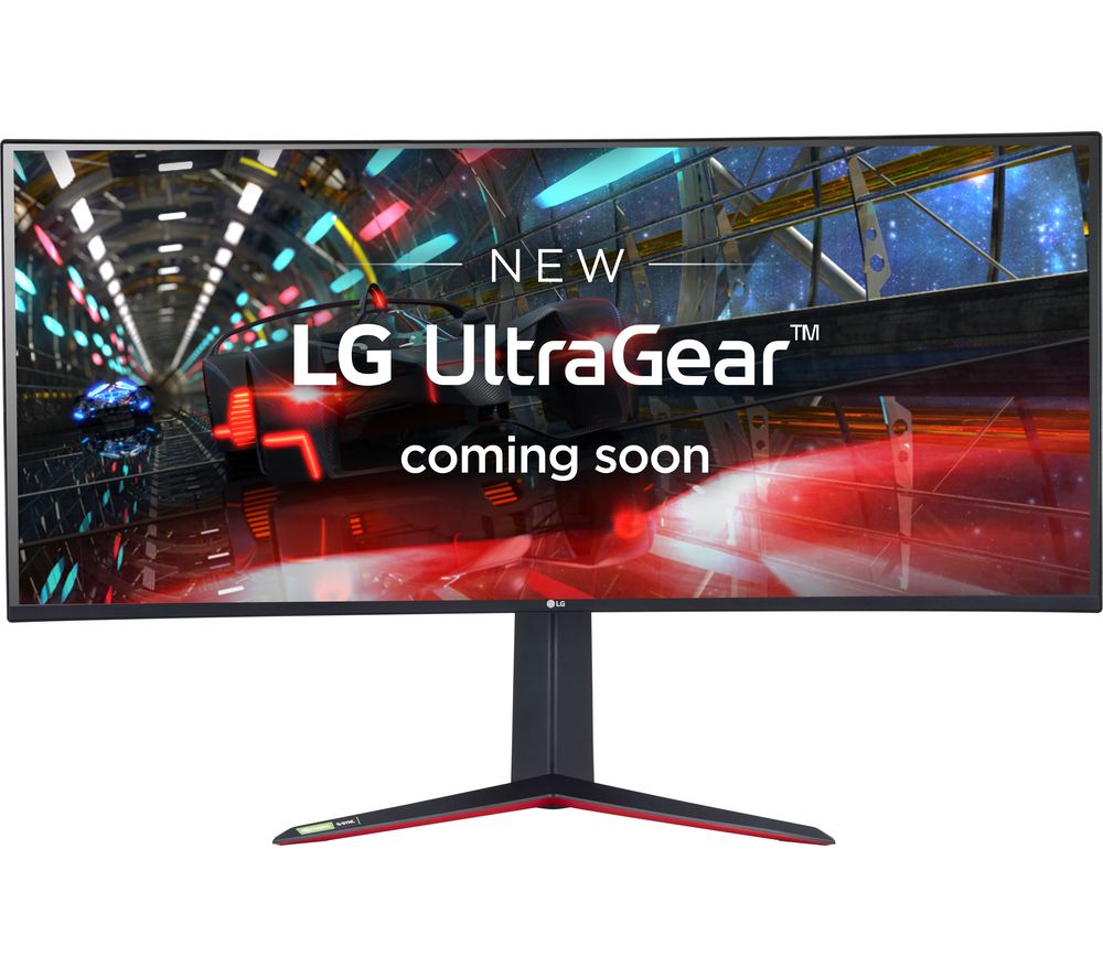 LG UltraGear 38GN950-B Quad HD 38" Curved Nano IPS LCD Gaming Monitor - Black, Black
