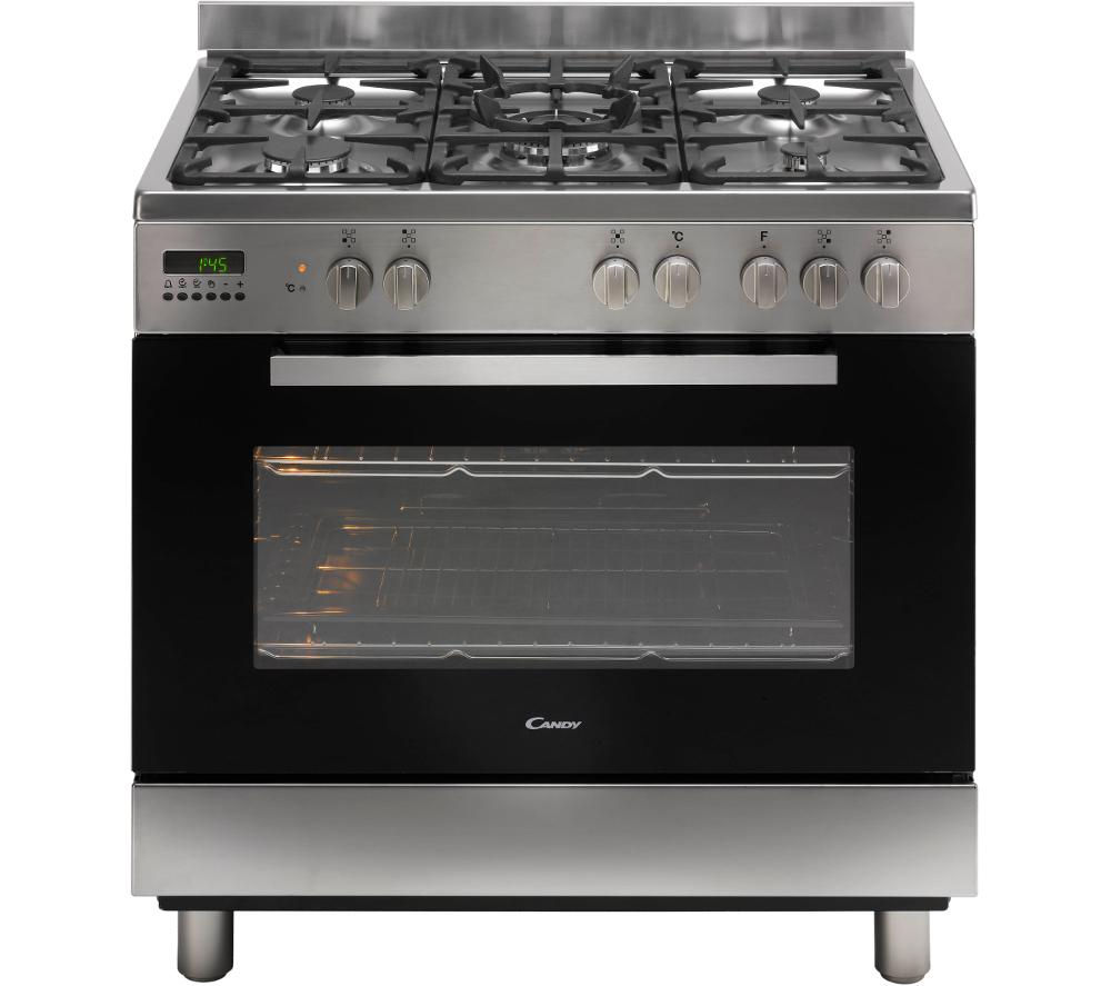 CANDY CCG9M52PX Maxi Dual Fuel Range Cooker - Stainless Steel, Stainless Steel