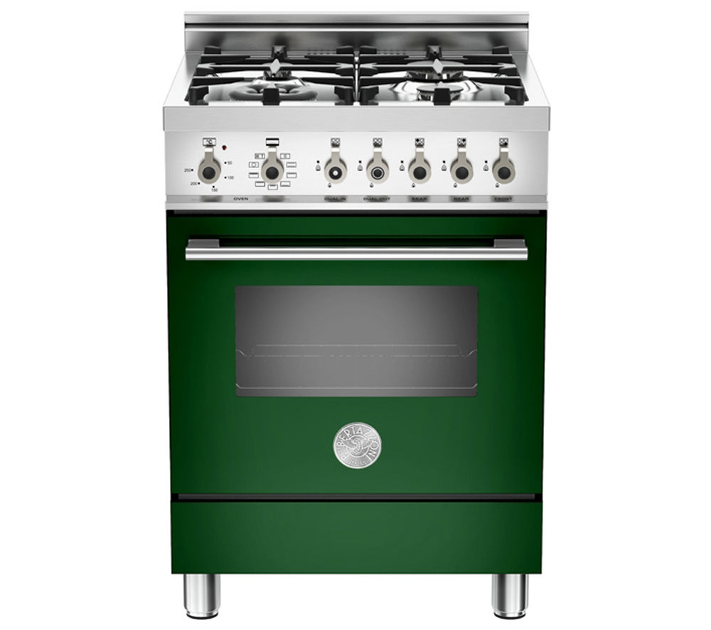 BERTAZZONI Professional 60 X604MFEVE Dual Fuel Cooker - Green, Green