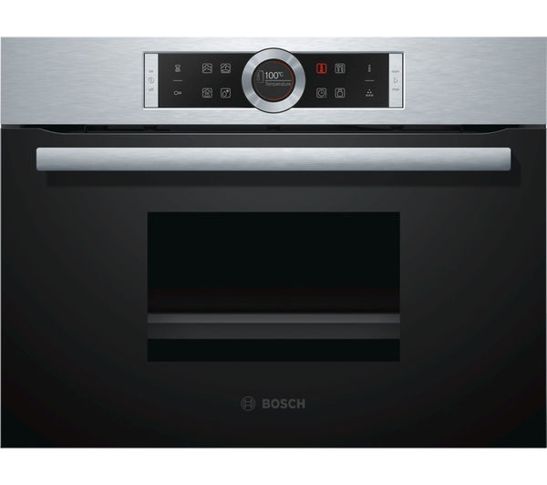 BOSCH CDG634BS1B Compact Electric Steam Oven - Stainless Steel, Stainless Steel