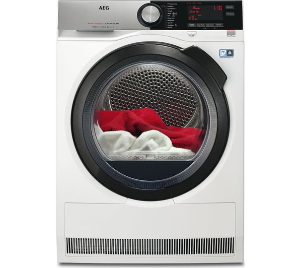 AEG Tumble Dryer  AbsoluteCare T8DSC849R Heat Pump  - White, White