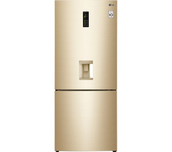 LG GBF548GVDZH 70/30 Fridge Freezer - Gold, Gold