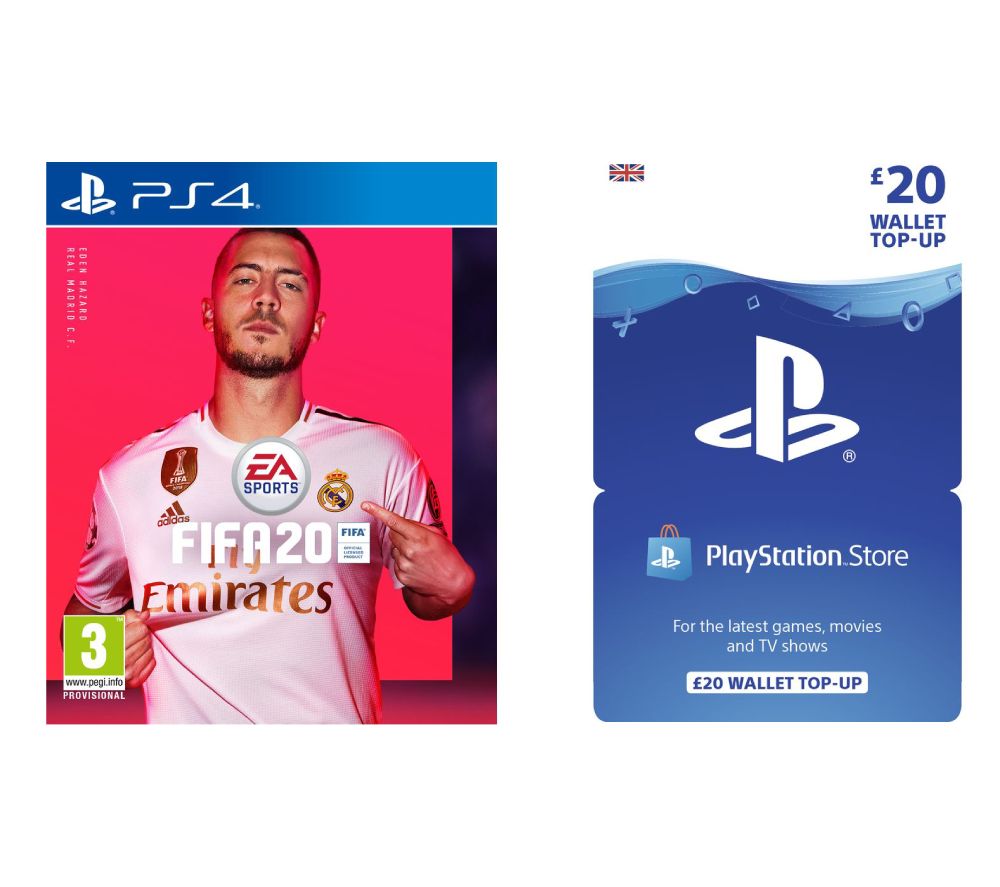 SONY PlayStation Store £20 Wallet Top-Up & FIFA 20 Bundle