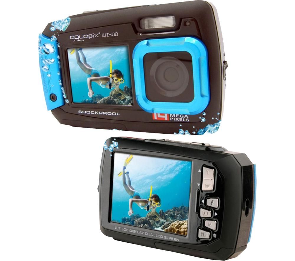 AQUAPIX Active W1400 Compact Camera - Blue, Blue