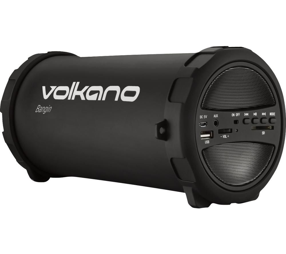 VOLKANO Bangin Series VB018/BN Portable Bluetooth Speaker - Black, Black