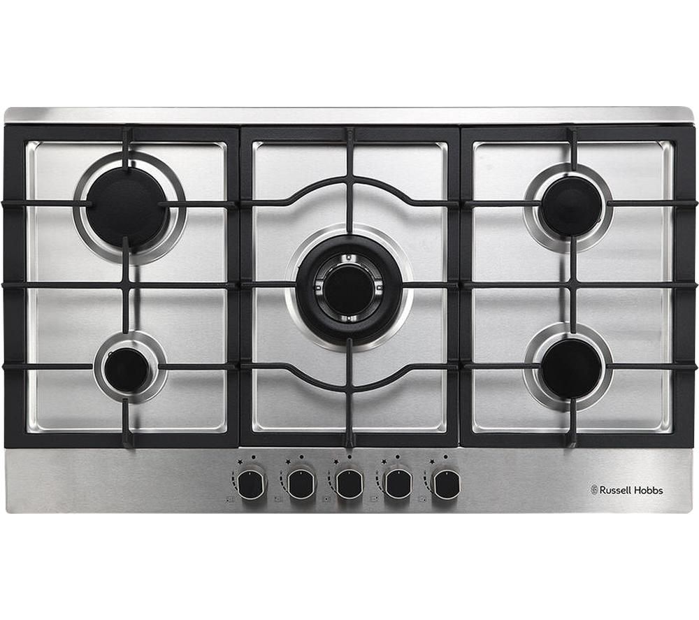 RUSSELL HOBBS RH86GH702SS Gas Hob - Stainless Steel, Stainless Steel