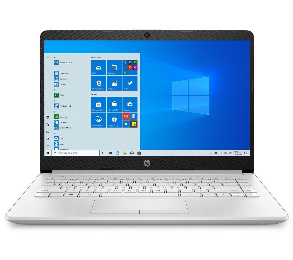 HP 14-cf2518sa 14" Laptop - Intel®Pentium Gold, 128 GB SSD, Silver, Gold