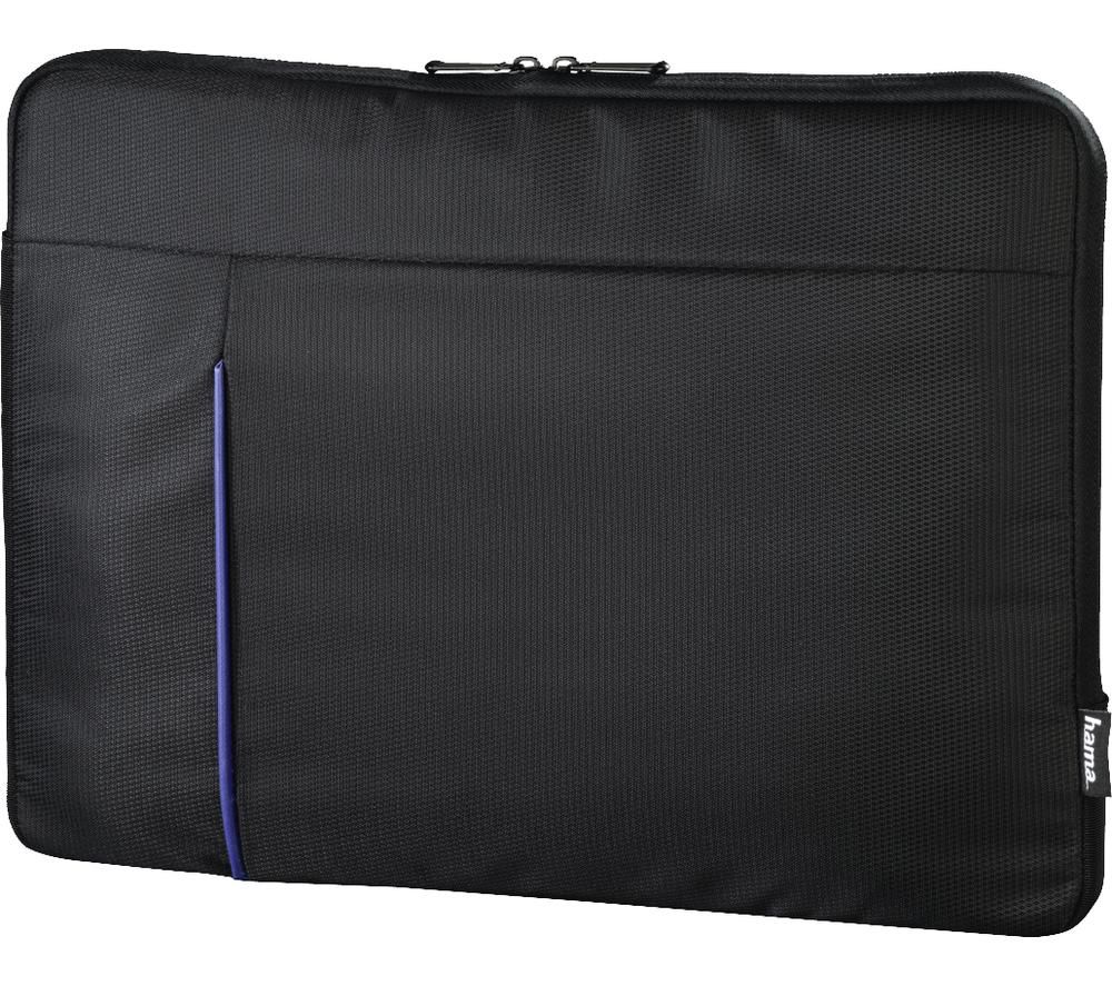 HAMA Essential Line Cape Town 101906 15.6" Laptop Sleeve - Black, Black,Blue