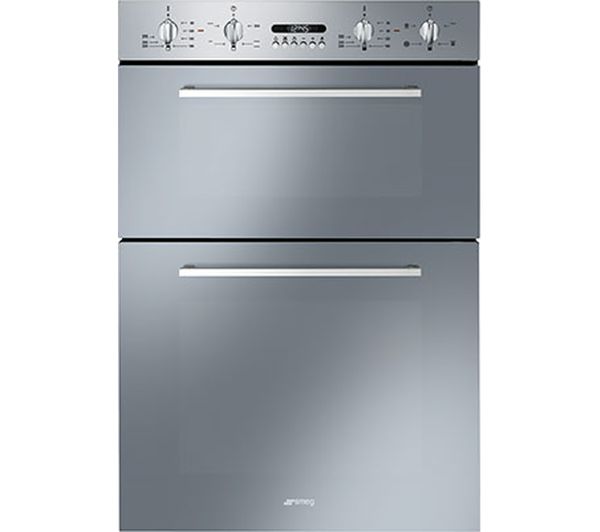 SMEG Cucina DOSF44X Electric Double Oven - Stainless Steel, Stainless Steel