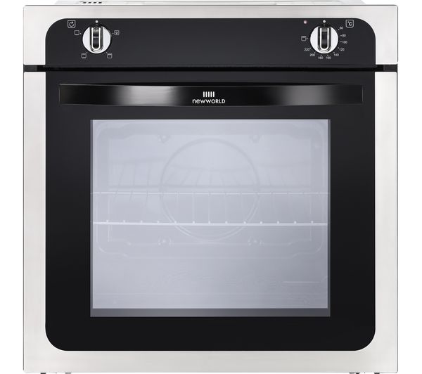 NEW WORLD NW602V STA Electric Oven - Black & Stainless Steel, Stainless Steel