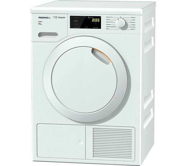 Miele Tumble Dryer Active TDB220 7 kg Heat Pump  - White, White
