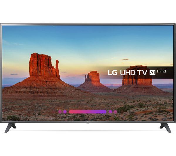 75"  LG 75UK6200PLB  Smart 4K Ultra HD HDR LED TV, Gold