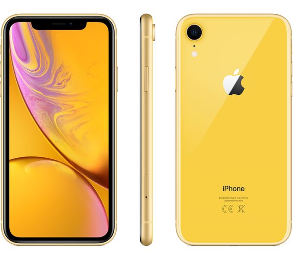 APPLE?iPhone XR - 128 GB, Yellow, Yellow