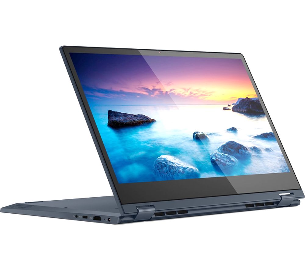 LENOVO IdeaPad C340 14" 2 in 1 Laptop - Intelu0026regPentium, 128 GB SSD, Blue, Blue