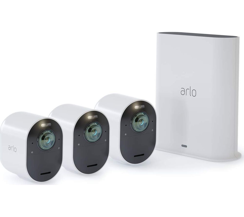ARLO Ultra VMS5340-100EUS 4K Ultra HD WiFi Security Camera Kit - 3 Cameras