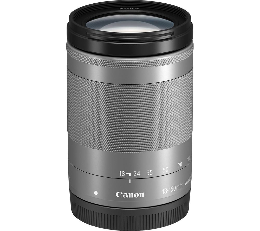CANON EF-M 18-150 mm f/3.5-5.6 Standard Zoom Lens - Silver, Silver