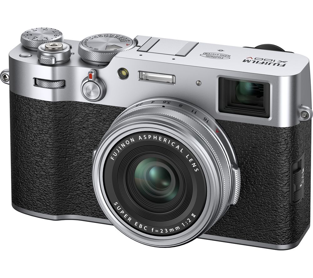FUJIFILM X100V High Performance Compact Camera - Silver, Silver