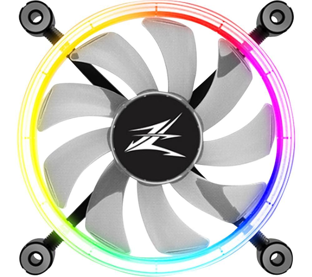 ZALMAN LF120 120 mm Case Fan - RGB LED, Clear,Black