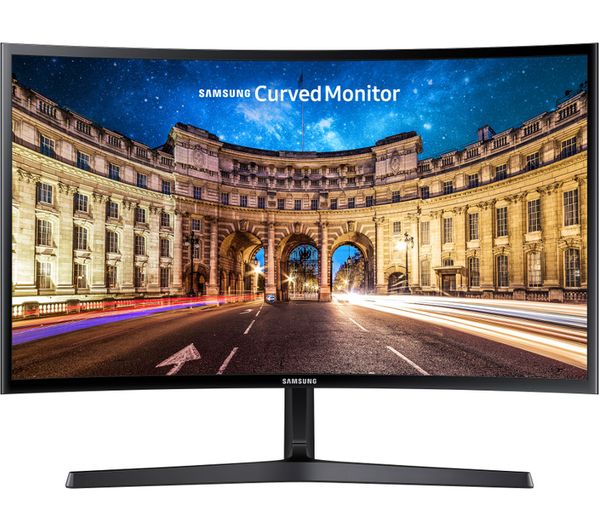 Samsung C24F396 Full HD 24" Curved LED Monitor, Black