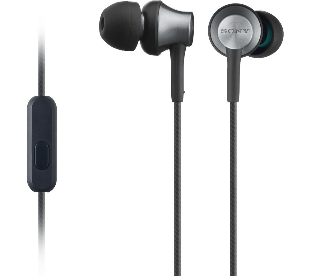 SONY MDR-EX650AP Headphones - Black, Black