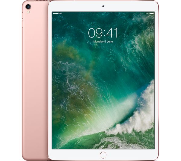 APPLE 10.5" iPad Pro Cellular - 512 GB, Gold (2017), Gold