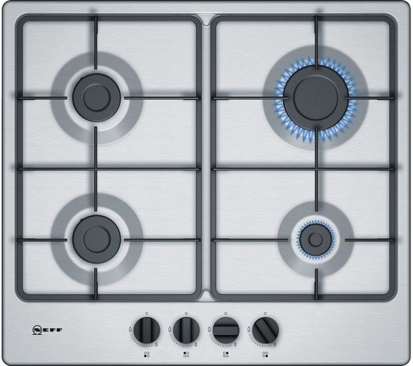 NEFF T26BB46N0 Gas Hob - Stainless Steel, Stainless Steel