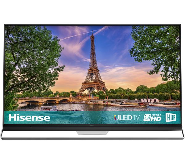 75"  HISENSE H75U9AUK Smart 4K Ultra HD HDR ULED TV, White