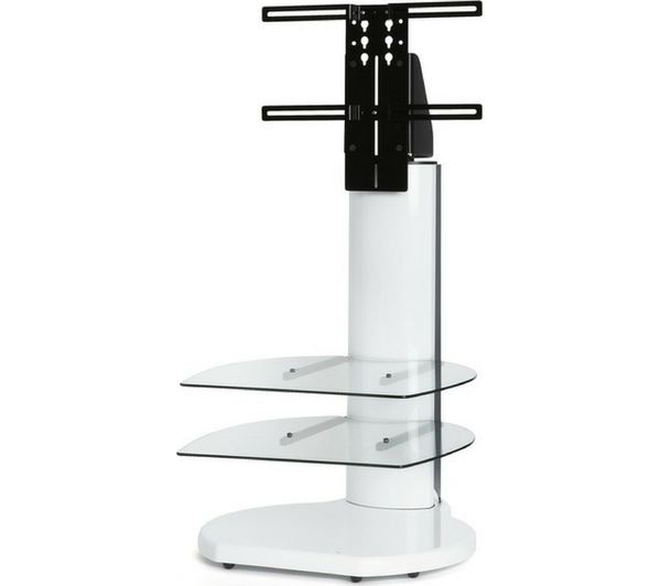 OFF THE WALL Origin II S4 500 mm TV Stand with Bracket - Gloss White, White
