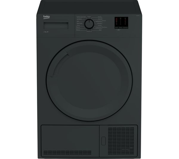 Beko Tumble Dryer DTBC8001A 8 kg Condenser  - Black, Anthracite