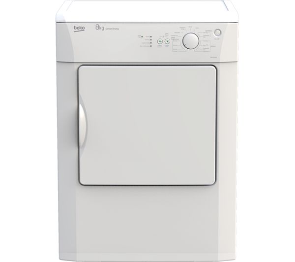 BEKO DRVS83W 8 kg Vented Tumble Dryer - White, White